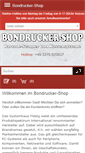 Mobile Screenshot of bondrucker-shop.de